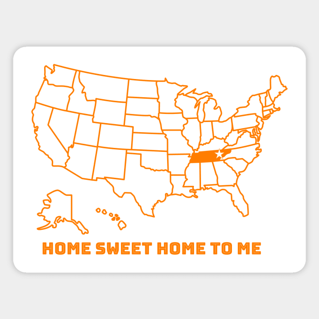 TENNESSEE VOLS-HOME SWEET HOME Magnet by AARDVARK 4X4